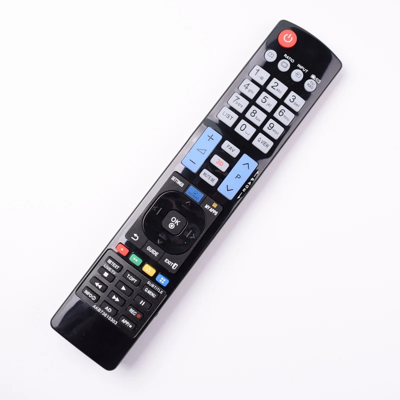 black Универсальный пульт дистанционного управления для LG LED HDTV TV AKB73615303 AKB72915235 AKB72915238 AKB72914043 AKB72914041 AKB73295502 - Цвет: black