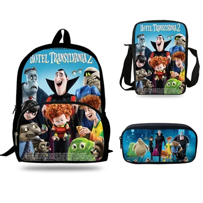 16 дюймов начальной школы для мальчиков школьного рюкзака Hotel Transylvania сумка подарок для ребенка Детская Mochilas обувь для девочек