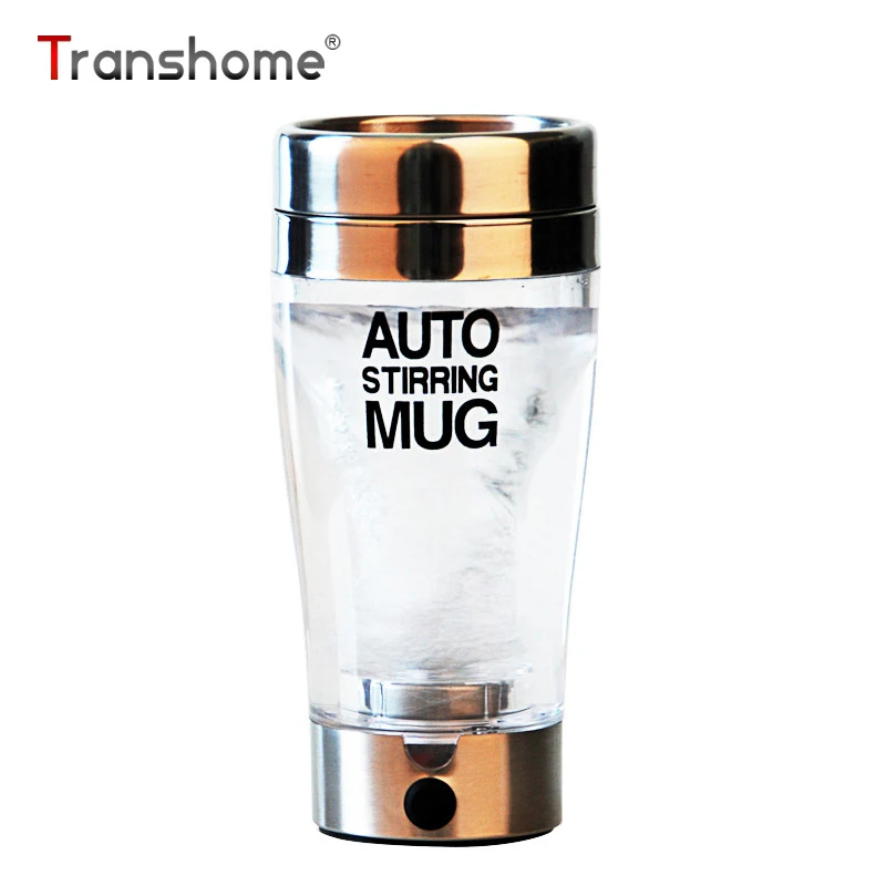 Transhome электрический шейкер для протеина бутылка 400 мл креативный автоматический