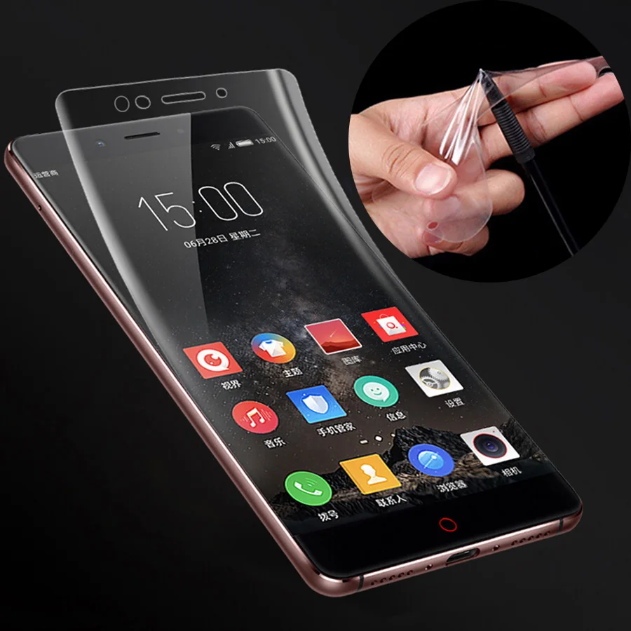 CIAXY 3D Curved Full Cover Soft TPU Film For Nubia Z18 Z11 miniS Screen Protector ZTE Z17 Lite Z17s mini S(Not Glass) | Мобильные