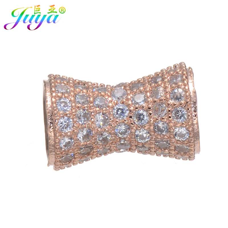 Ali Moda розовое золото микро паве Изысканный прозрачный кубический цирконий Шарм