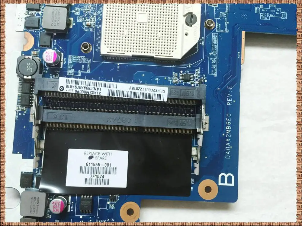 611555-001 материнская плата для ноутбука hp CQ42 G42 CQ62 G62 DA0AX2MB6E0 CQ42-227AX CQ62Z-200 ноутбук неинтегрированная видеокарта