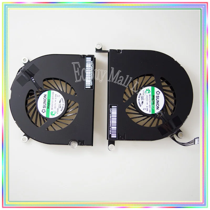 Новый охлаждающий вентилятор для процессора A1297 Macbook Pro 17 '&#x272009 2010 2011 левый и