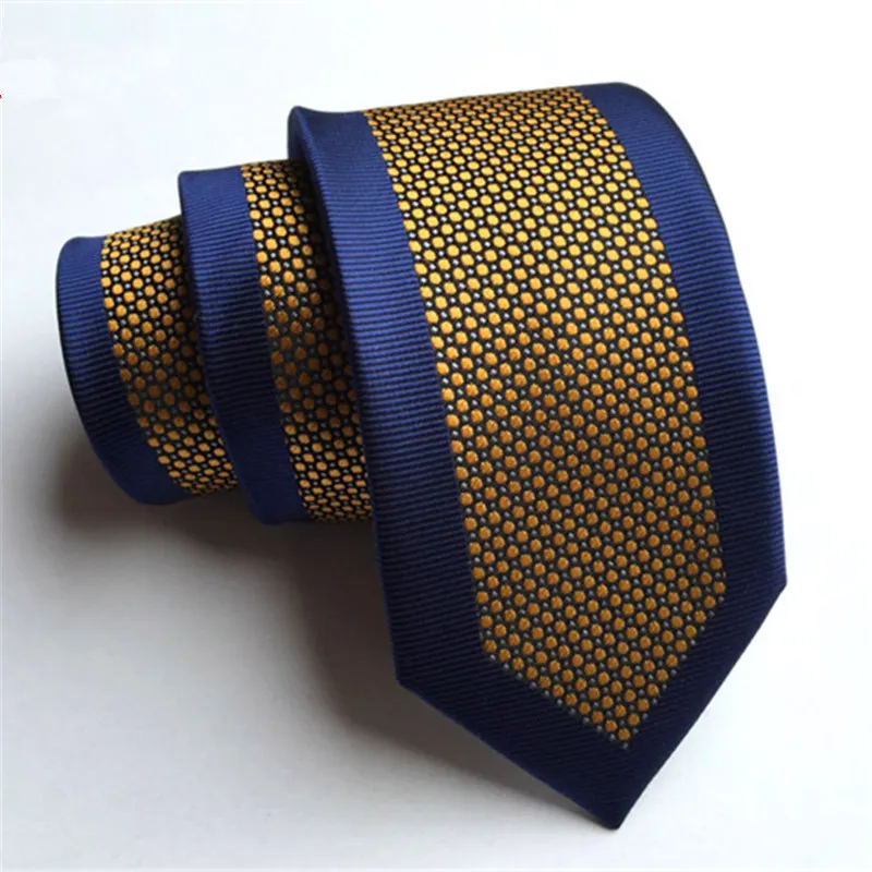 6cm New Fashion Dots Narrow Ties For Men Wedding Suit Gravata Black Blue Polyester Cravat Necktie Party Business Neck Tie | Аксессуары