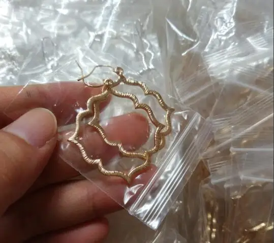 Серьги подвески для женщин с симметричным геометрическим рисунком лица|earrings