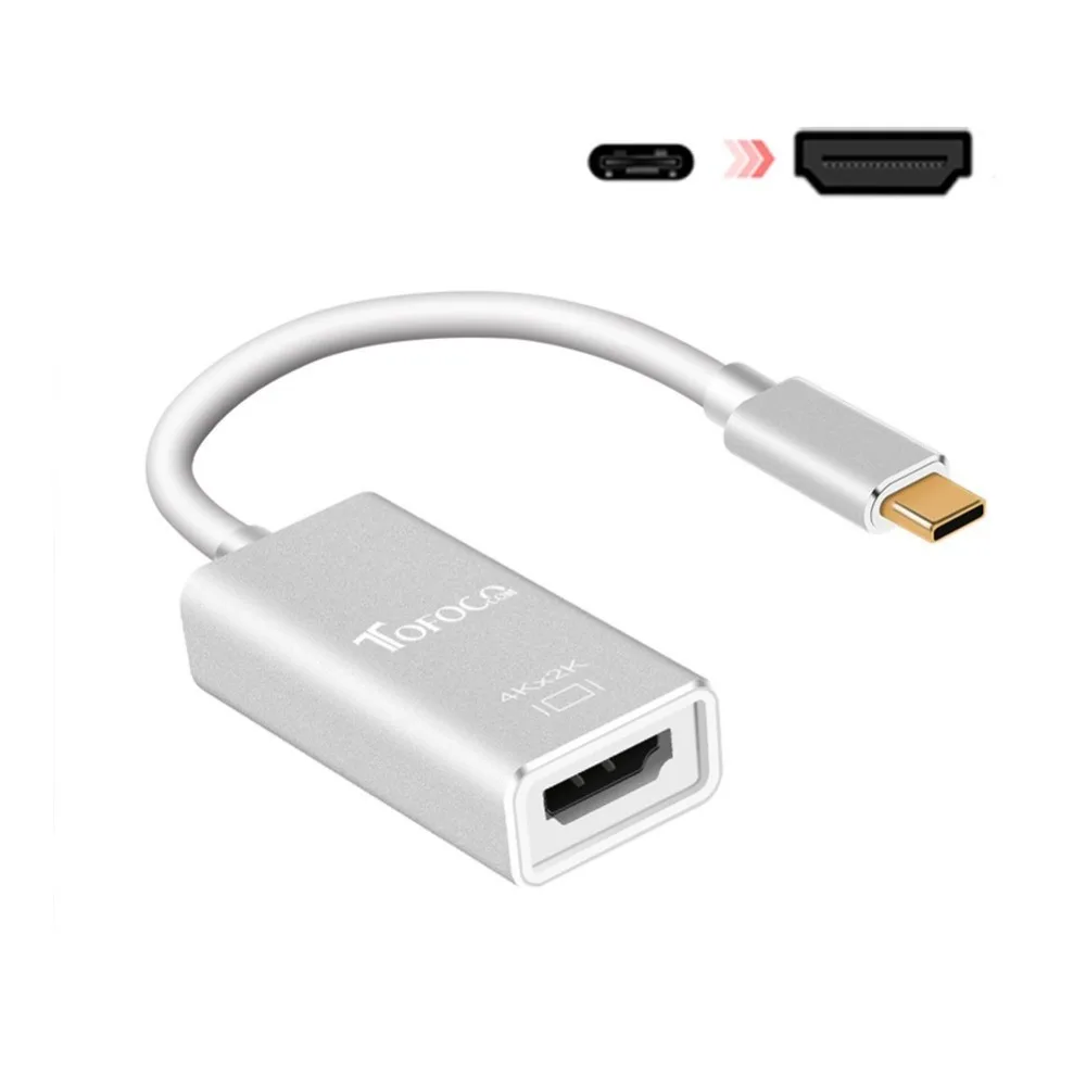 Переходник с USB C на HDMI разрешение 4K переходник 3 1 типа для Galaxy S8 Plus MacBook Pro Chromebook