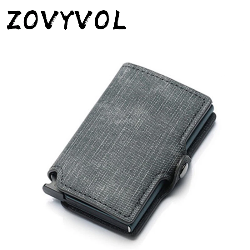 ZOVYVOL Rfid Men Wallets Money Bag Male Vintage Black Short Purse new Small Leather Slim Wallets Mini Wallets Magic Card Holder