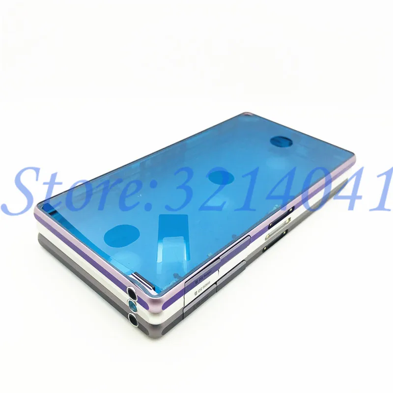 Для sony Xperia Z1 L39h C6903 корпус средней рамы с ободком средняя металлическая боковая пластина Запасная часть
