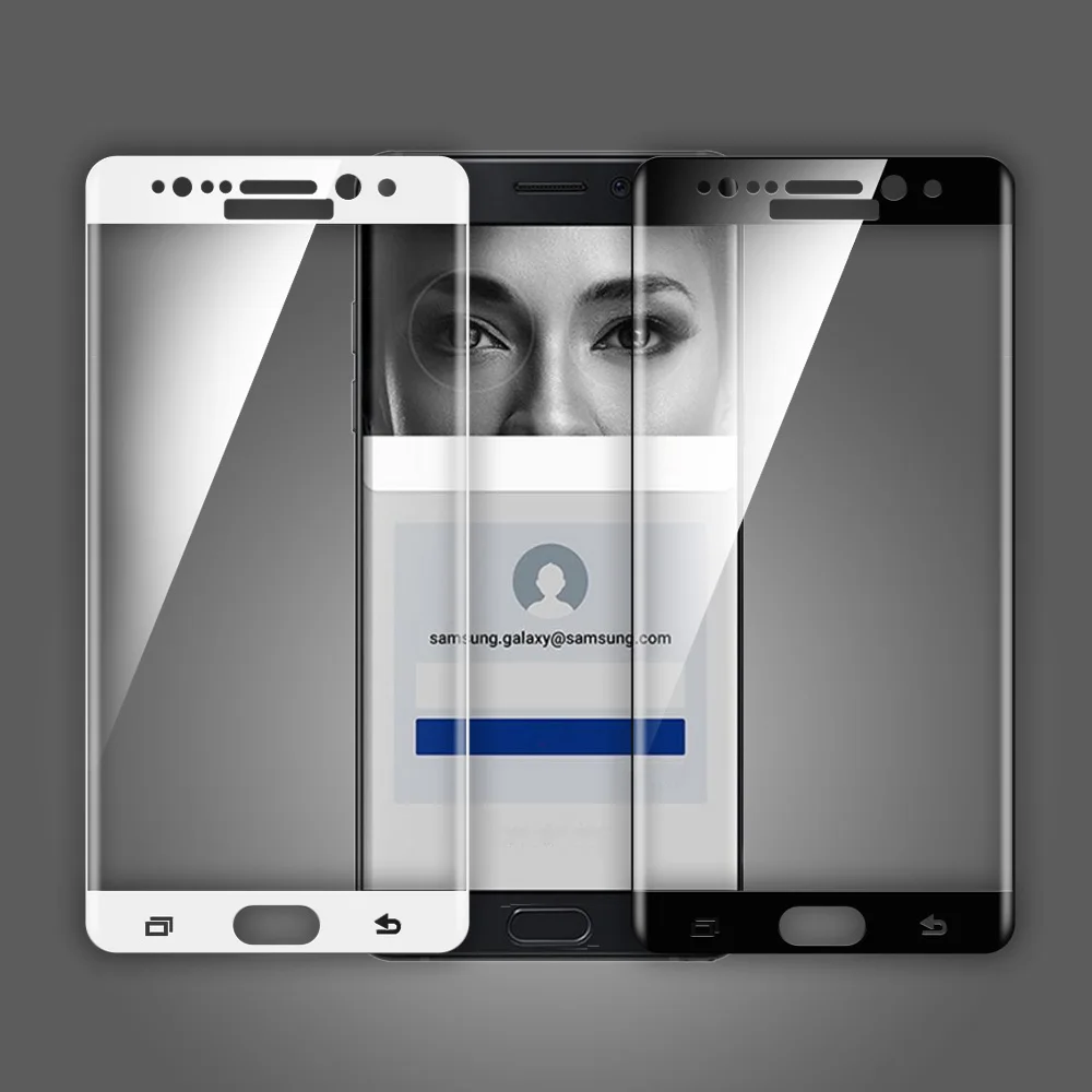 Для samsung Galaxy Note FE Fan Edition покрытие полное покрытие закаленное стекло протектор экрана для samsung Galaxy Note7 HD пленка