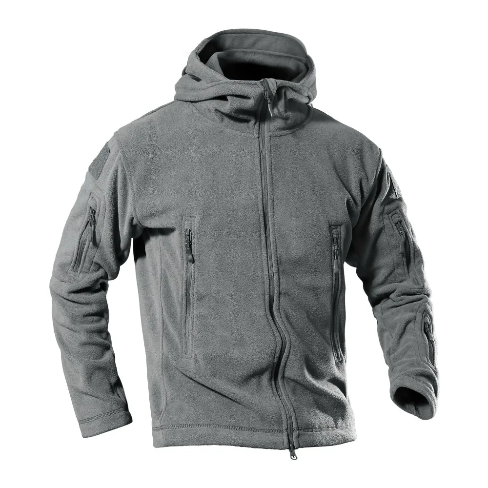 Горячая S-4XL Тактическая Военная руно акулья кожа Softshell куртка с капюшоном