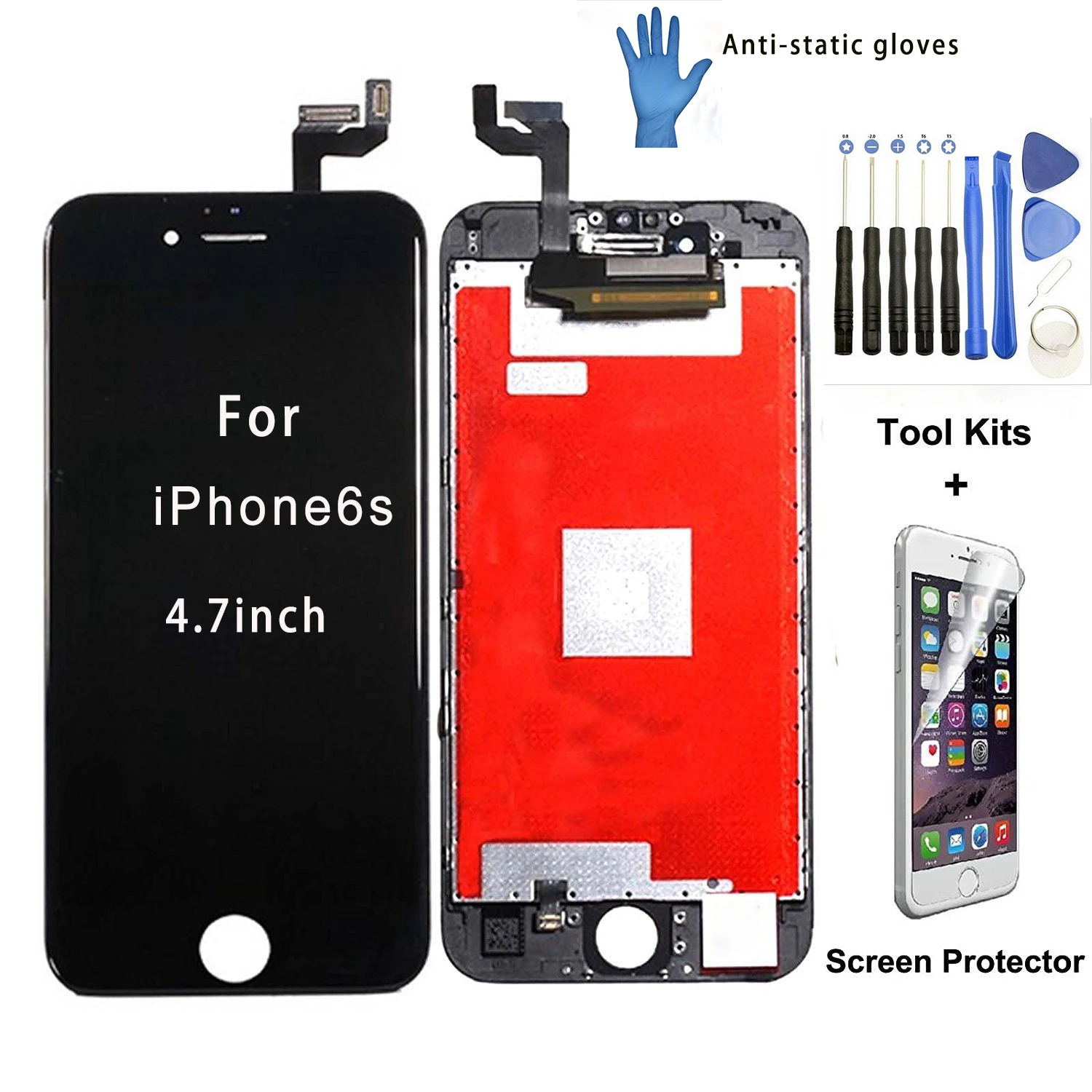 For iPhone 6S LCD Display Screen Touch Digitizer Assembly Replacement Phone Accessories for pantalla iphone 6s | Мобильные телефоны