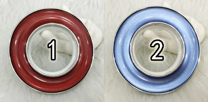 Круглые пластиковые кольца с низким уровнем шума для штор матовые хромированные