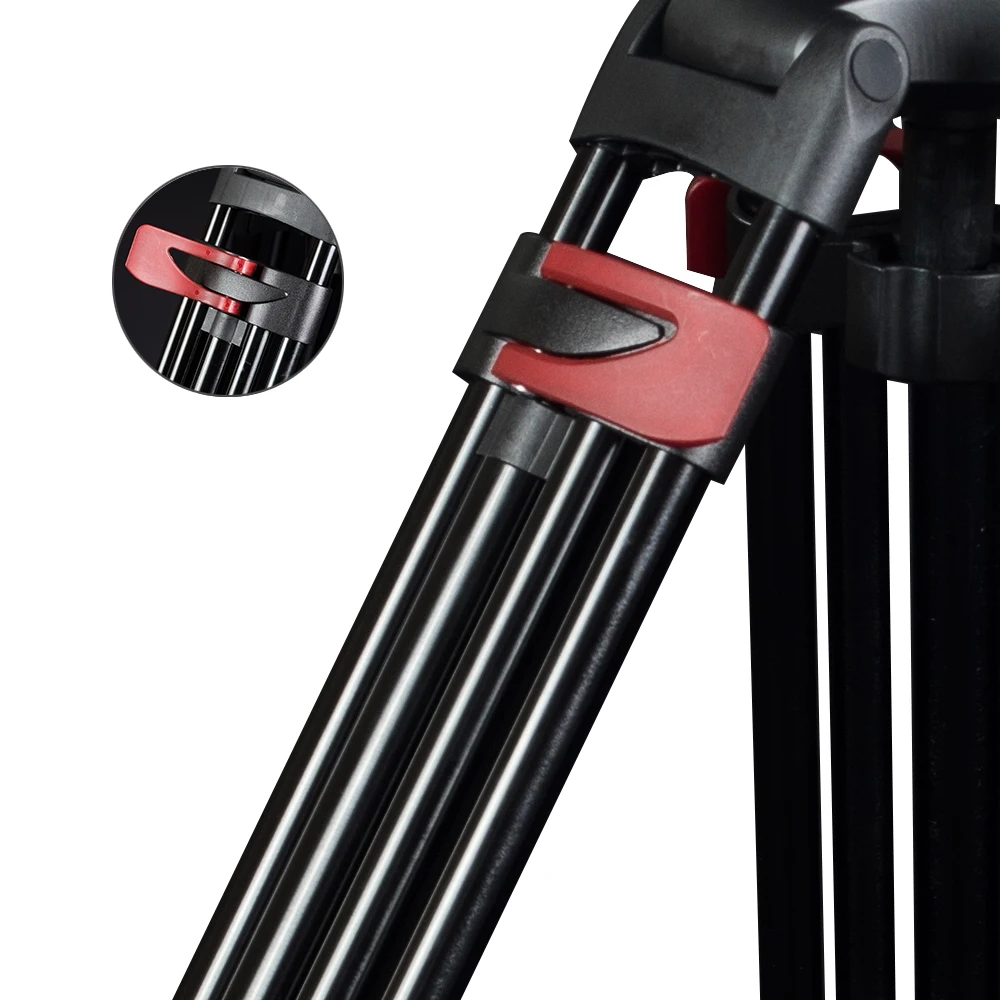 Miliboo MTT609A без головки портативный алюминиевый штатив для профессиональной