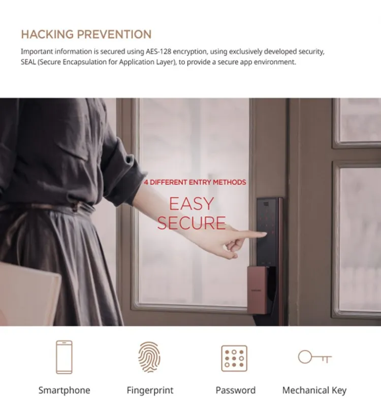SAMSUNG цифровой отпечаток пальца Bluetooth дверной замок без ключа SHP-DP738/SHP-DP739 английская версия большой Eurp Moritse