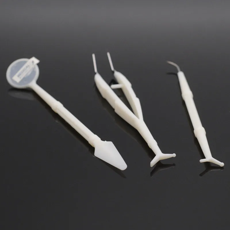 3 шт. одноразовые зубные щипцы для гигиены полости рта|Модель зубов с