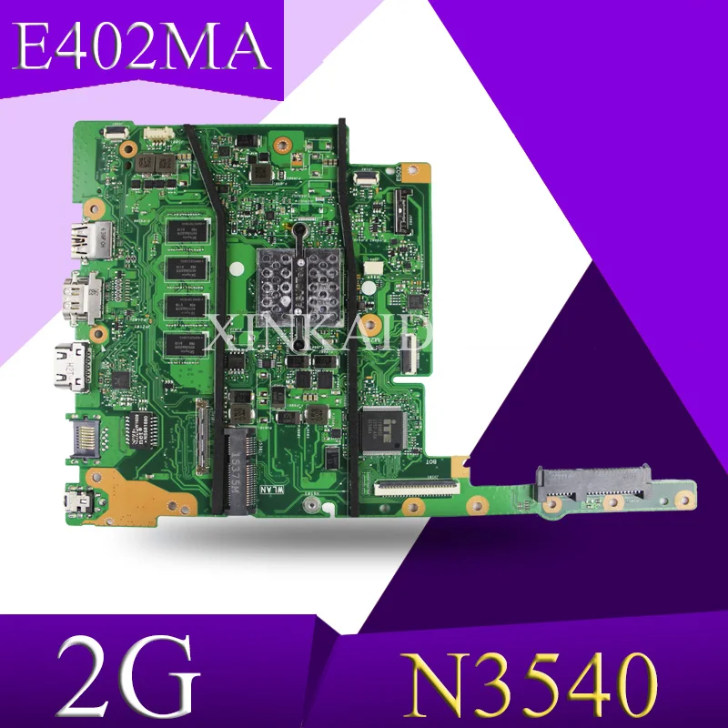 XinKaidi N3540 CPU 2GB RAM E402MA материнская плата для ноутбука ASUS E502MA 14 &quotREV 2 0 SR1YW