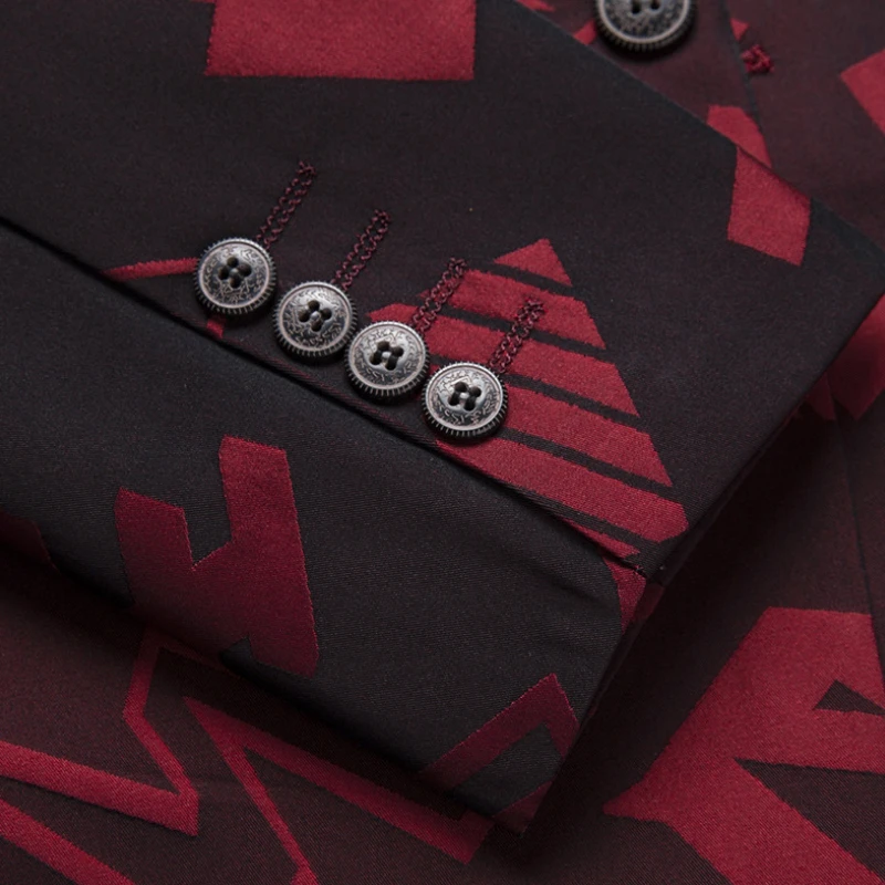 Новый бренд мужской модный Блейзер костюм куртки сценический куртка элегантный