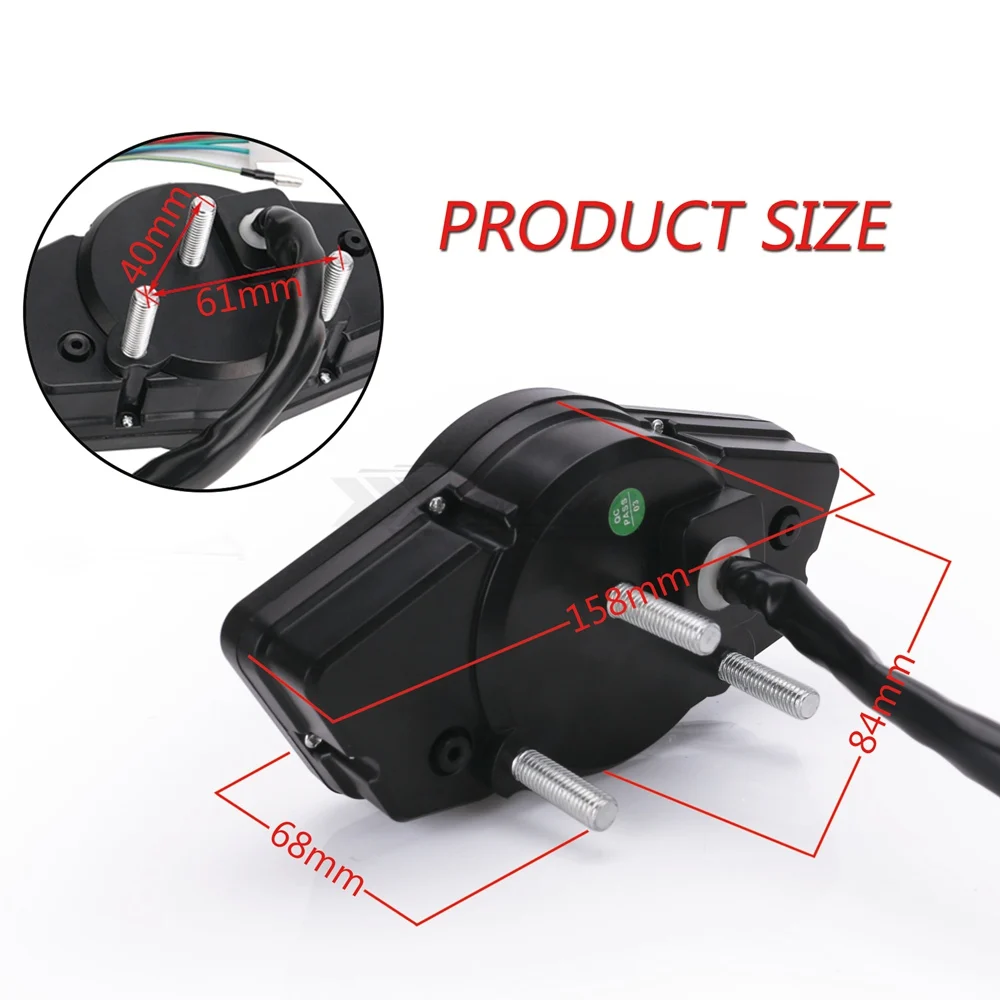 Motorcycle LCD Speedometer Digital Odometer Tachometer Fit for 2&4 Cylinders|digital odometer speedometer|digital odometerodometer speedometer
