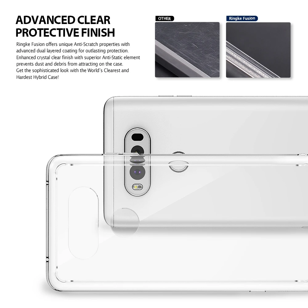 Ringke Fusion LG V20 чехол базовый для телефона с украшением в виде кристаллов на спине