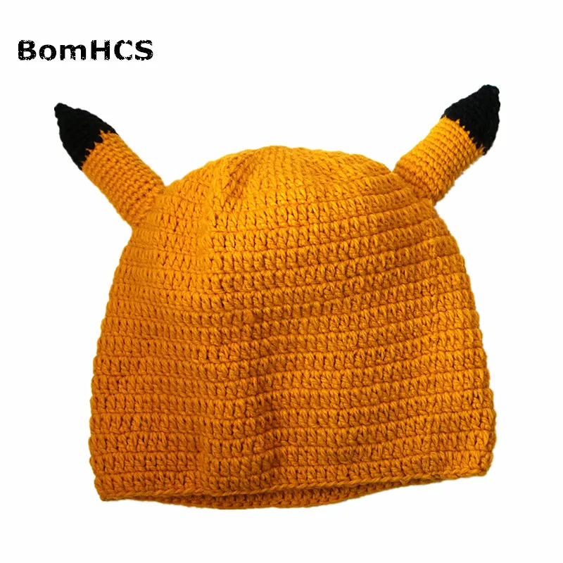 Вязаная шапка BomHCS 100% ручная работа забавная Зимняя Маска для Хэллоуина |