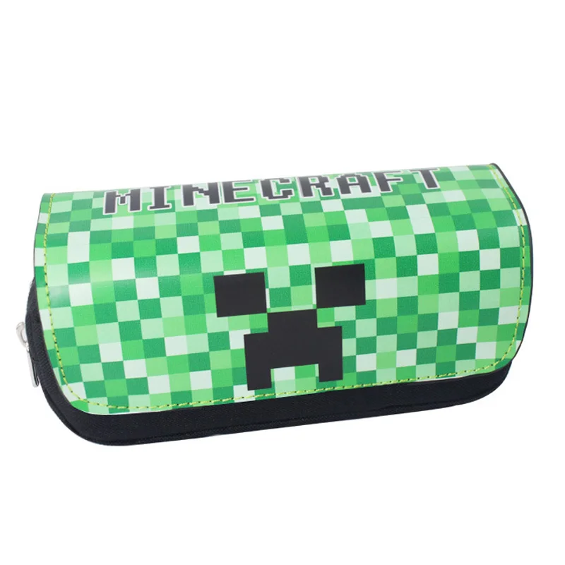 Аниме Мультфильм Minecraft пенал ПУ многофункциональный Тоторо большой мешок