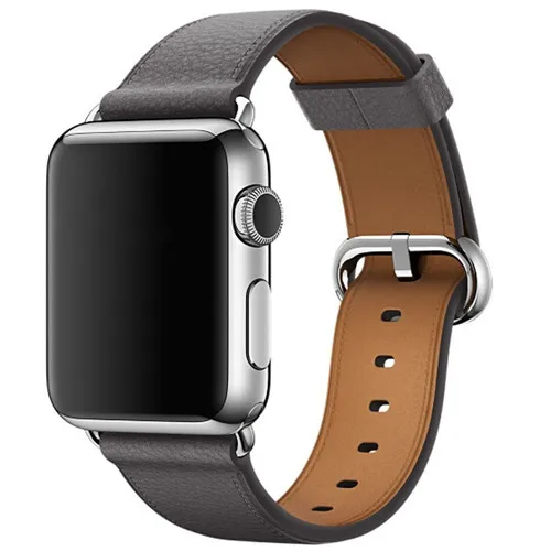 Ремешок из натуральной кожи для наручных часов сменный Браслет iWatch Apple Watch Series 4 3 2