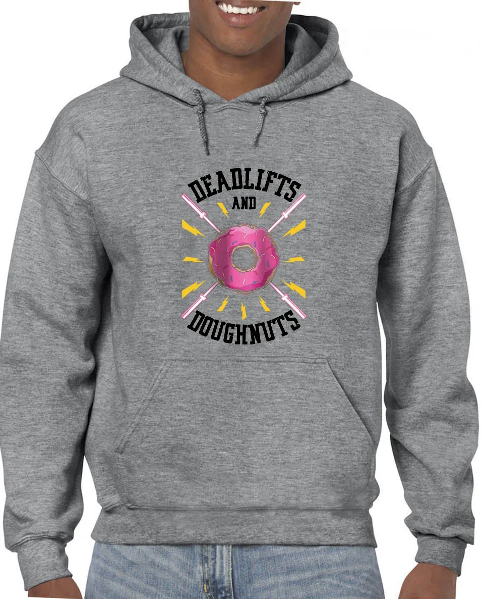 

Impianti di Risalita morta Palestre Divertente Ciambella Workout Bar-Gli Uomini Unisex Hoodies Sweatshirt