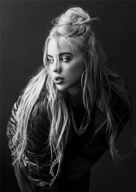 Nordic LXR2407-02 Модульная Картина на холсте с Hd печатью для украшения дома Billie Eilish, настенные картины, современный плакат в скандинавском стиле для гостиной - Цвет: Nordic LXR2407-02