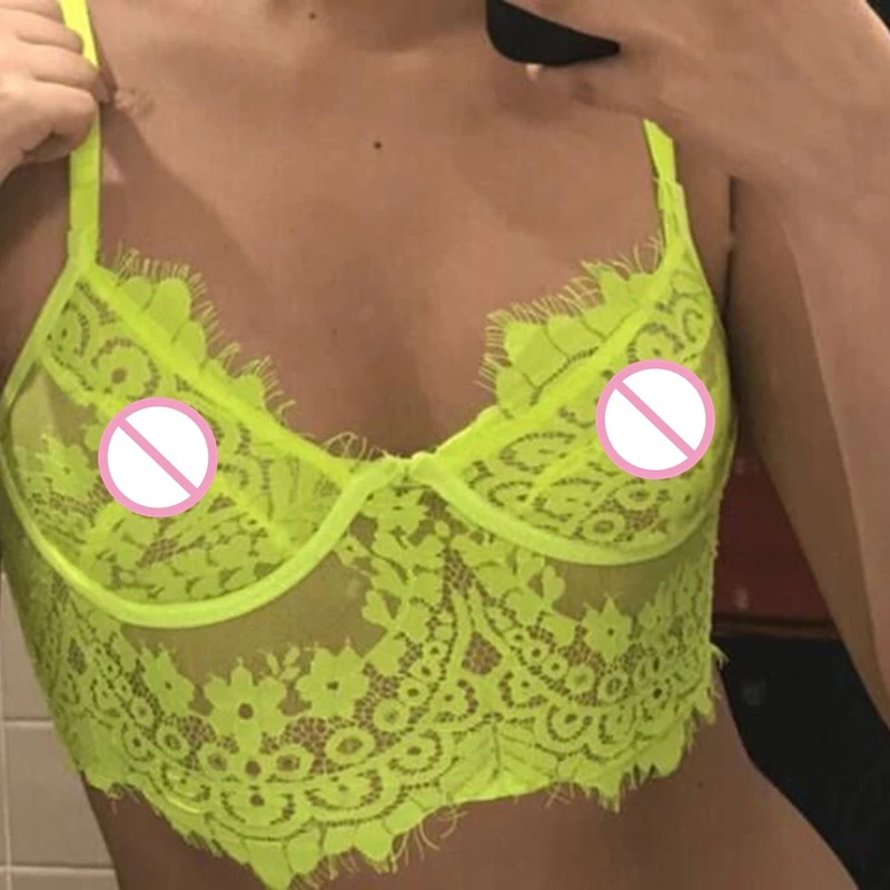 Сексуальное винтажное женское нижнее белье Babydoll флуоресцентный цветной