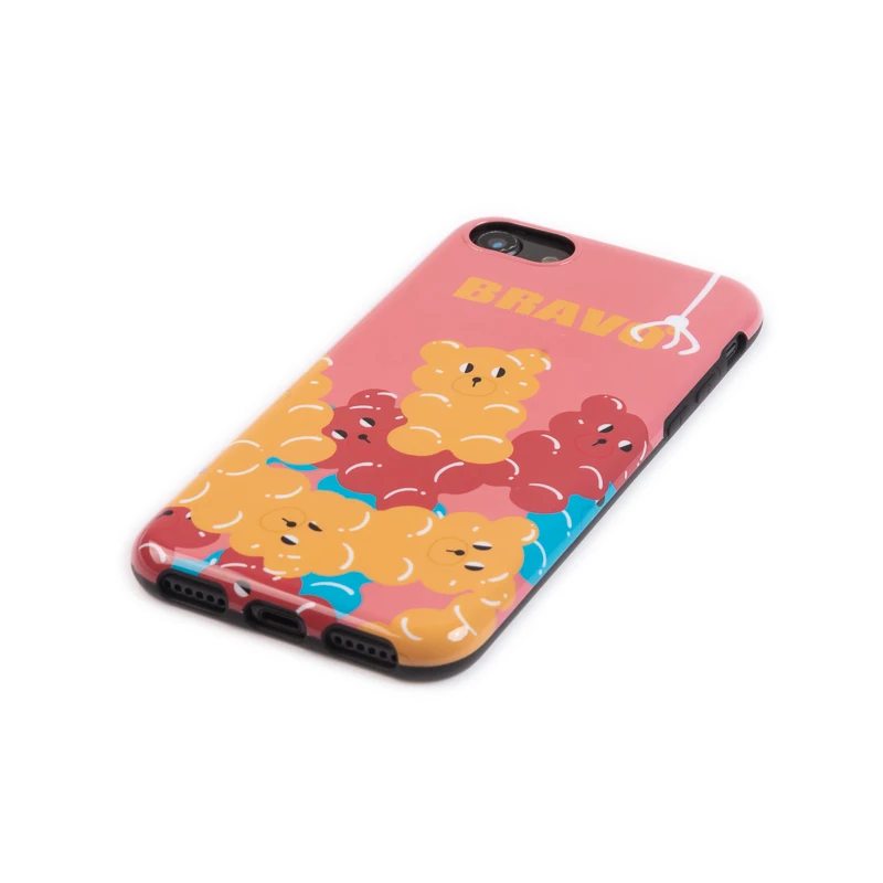 Роскошный Глянцевый IMD Мягкий силиконовый чехол для Apple iPhone 7 8 Plus X 10 XS Max XR 6S 6 милый