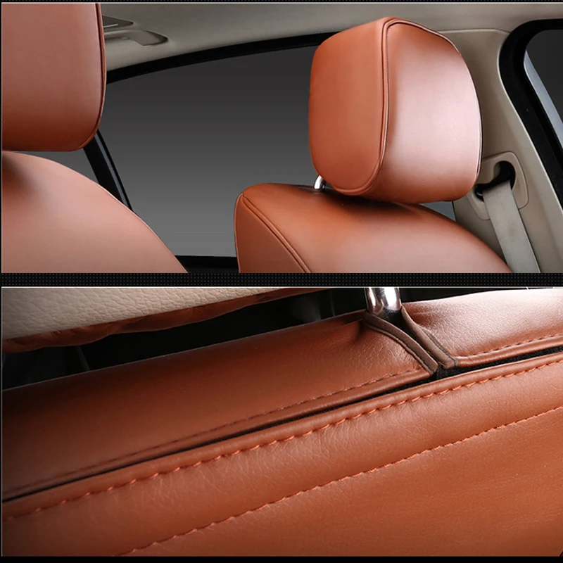 AutoDecorun чехлы из натуральной кожи сиденья для Toyota Prado автомобильные чехлы для сидений Custom Fit 5 и 7 комплектов 2010- Right Hands Drive