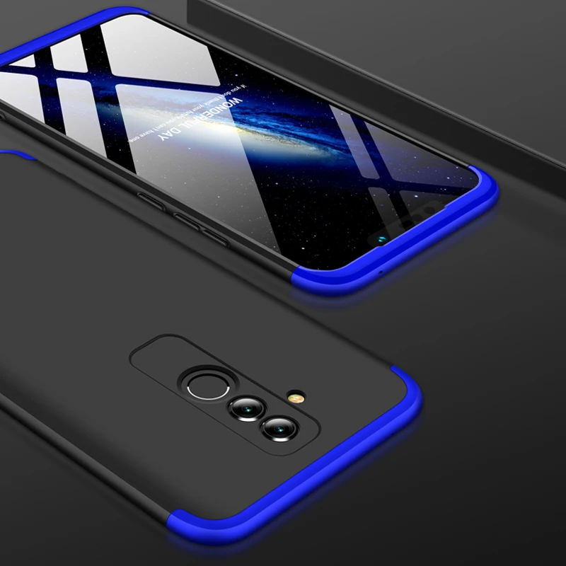 Чехол для Huawei Mate 20 Lite с полной защитой на 360 градусов жесткий ударопрочный матовый