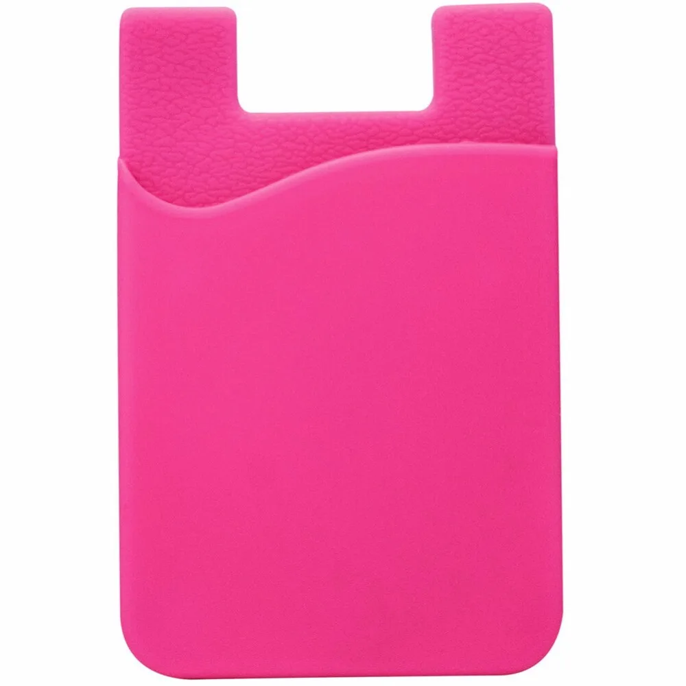 3Pcs/set Universal Rubber Silicone Wallet ID Card Holder Sleeve Stick Adhesive Case for Mobile Phone | Мобильные телефоны и