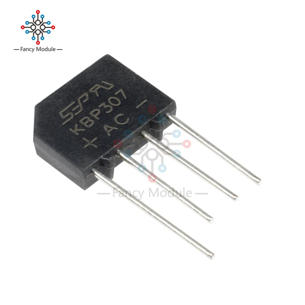 

Однофазный мостовой выпрямитель KBP307, 3 А, 700 в, 20 шт.