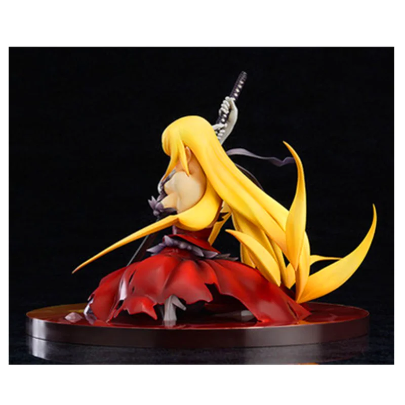 Аниме фигурка Oshino Shinobu 15 см кизумоногатари сидячая маленькая ниндзи сексуальные