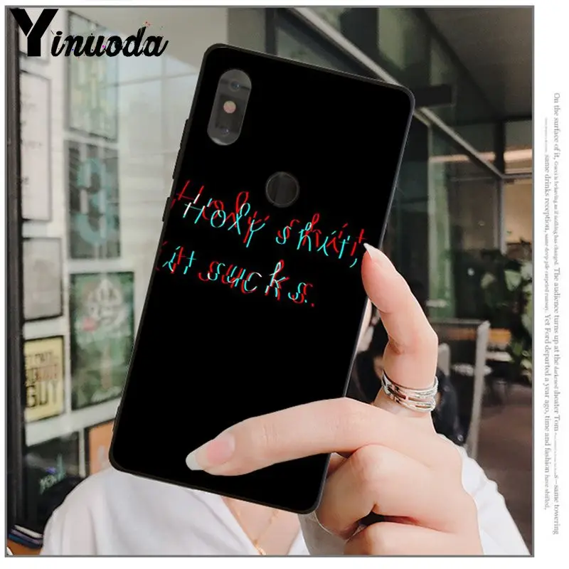 A5 Yinuoda цвет текст на черном фоне черный чехол для телефона для красного mi 5 plus Note 5 Note 4 4X Xiaomi mi 6 8 8SE Чехол для мобильного телефона - Цвет: A5