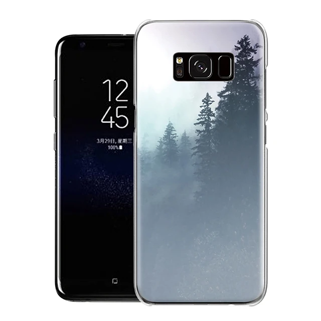 Для samsung Galaxy A3 A5 A8 J3 J5 J7 абстрактные черные и белые лесу деревья Grand Prime G530 чехол для телефона