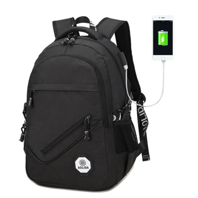 

Рюкзак мужской, с USB-разъемом, для ноутбука