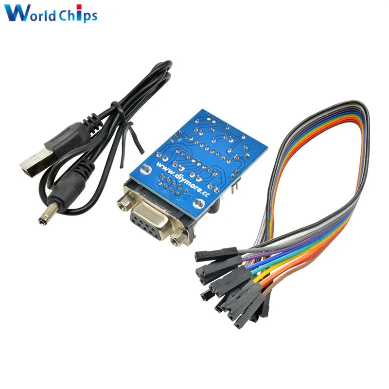 Модуль преобразователя MAX232 RS232 в TTL встроенный модуль передачи MAX232CPE