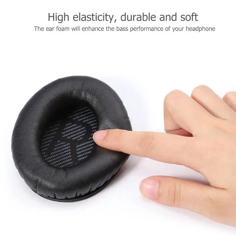 1 Pair Replacement L/R Leather Earpads Ear Pad Pads Cushion for Bose Quietcomfort 2 QC2 QC15 QC25 AE2 Headphones High Quality |