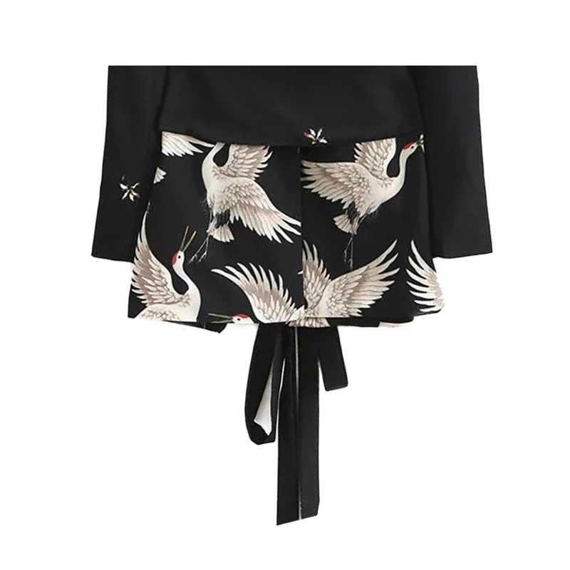 Осень Зубчатый воротник женское краны Винтаж Черный пиджак 2017 новая женская