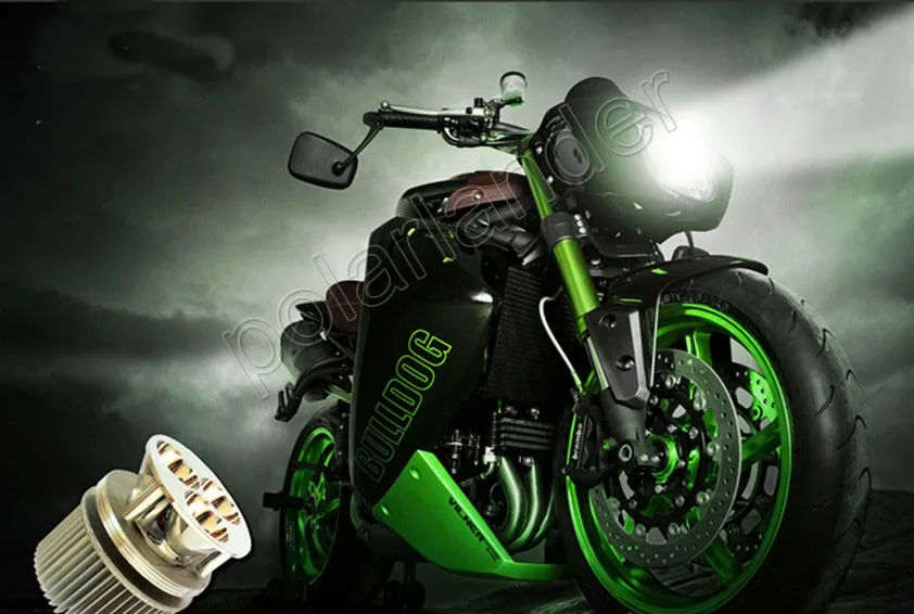 Новейший светильник для головы мотоцикла 9 Вт 4 бусины внутренний 1 шт.