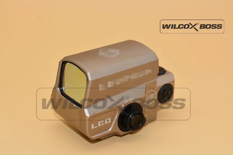 Tan Модернизированный LCO прицел Red Dot прицел охотничьи прицелы голографный тактический прицел подходит для любого 20 мм рейку страйкбол пистолет(синий - Цвет: Tan