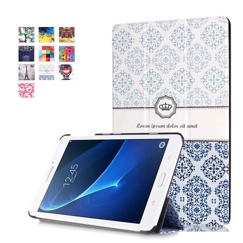 Для Samsung Galaxy Tab A 7 0 T280 T285 22016 чехол с 3D рисунком из искусственной кожи кошелек Флип a6