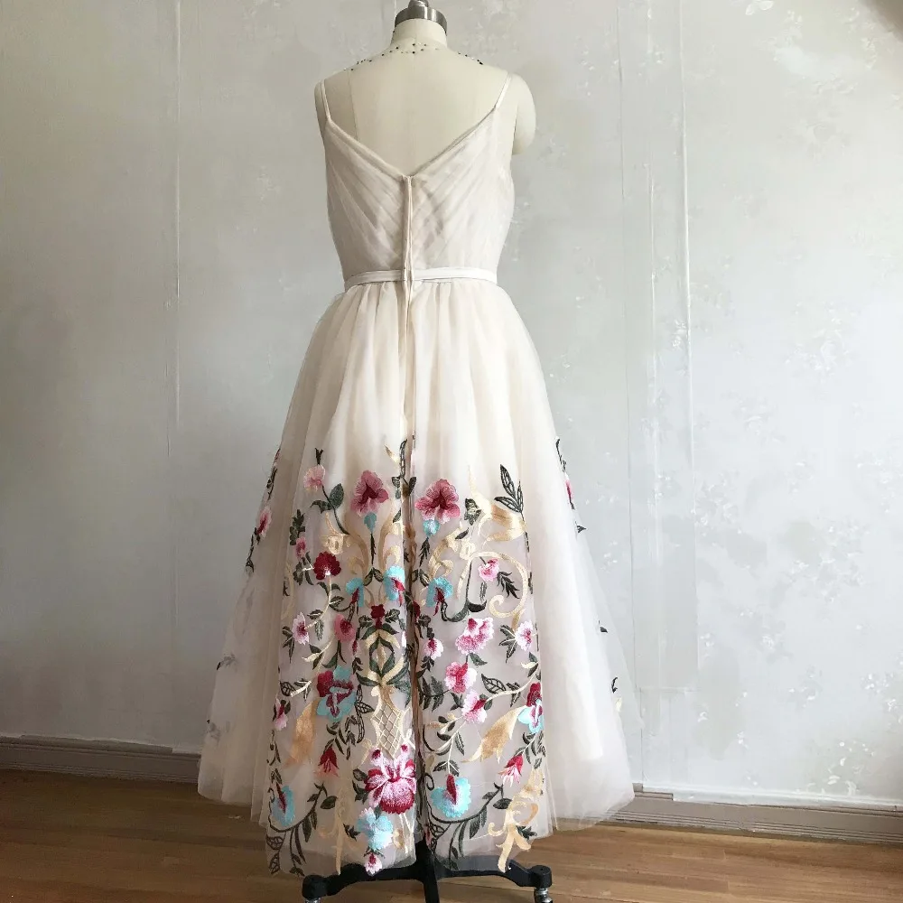 YSF 2018 винтажные платья на бретельках плиссированные кружевные тюлевые без