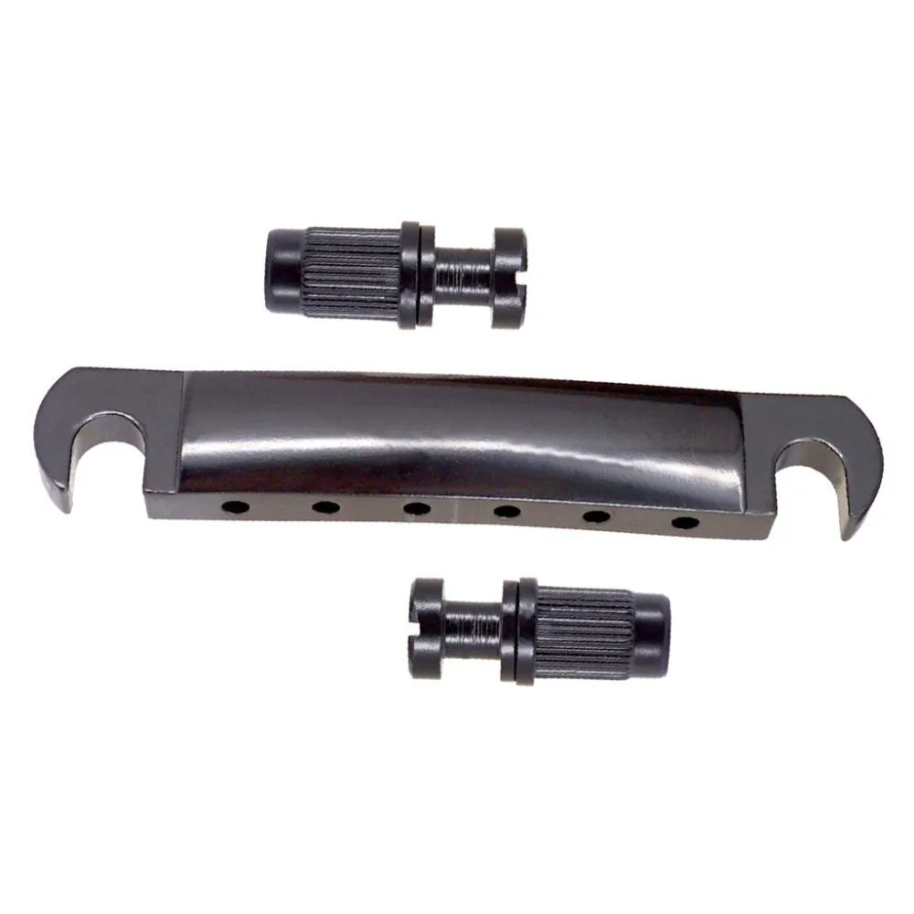 Osttrich 6 String Electric Guitar Tailpiece with Post Silver for Tune-O-Matic Bridge | Спорт и развлечения