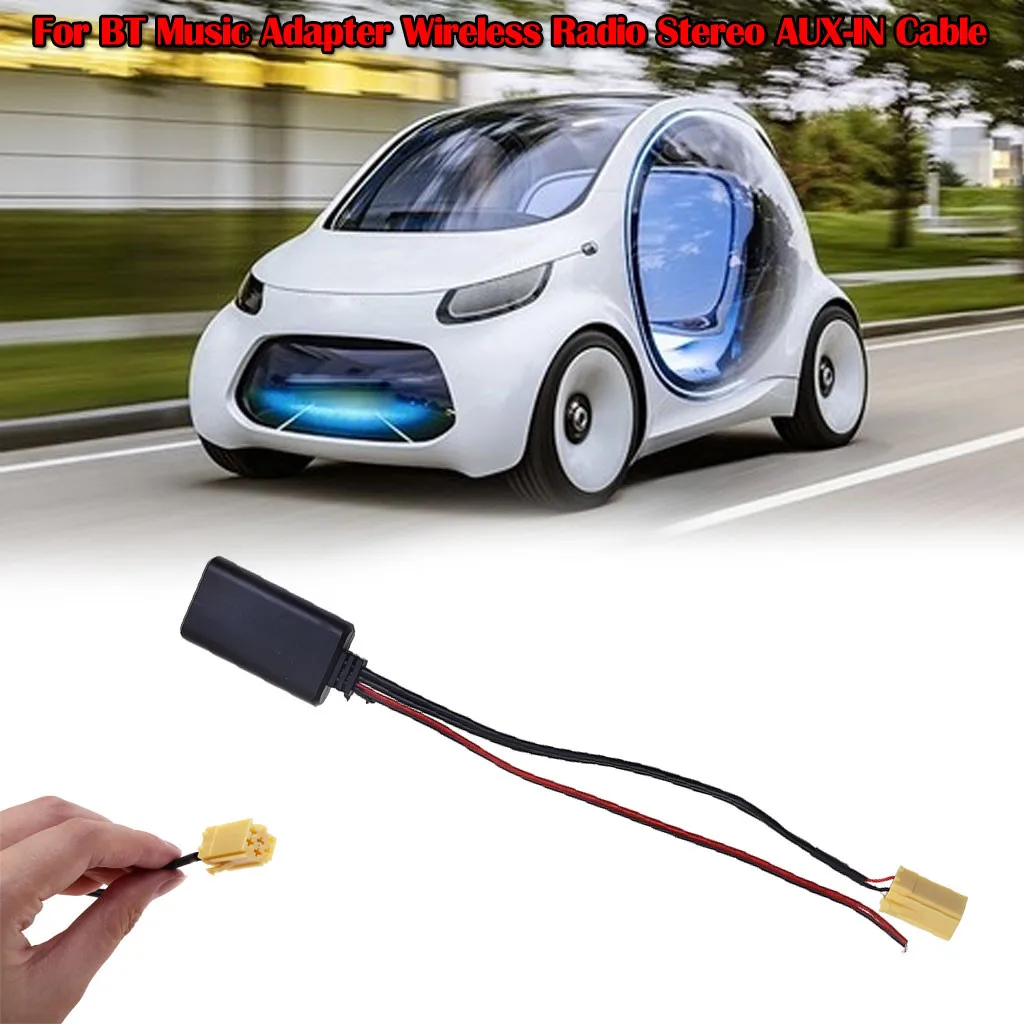 Автомобильный музыкальный адаптер для BT беспроводное радио стереокабель Smart 451high