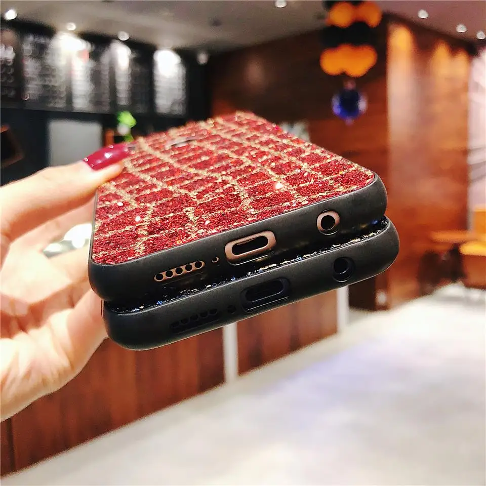Роскошный женский чехол сверкающий с блестками для Huawei P20 Lite Mate 20 Pro Чехол
