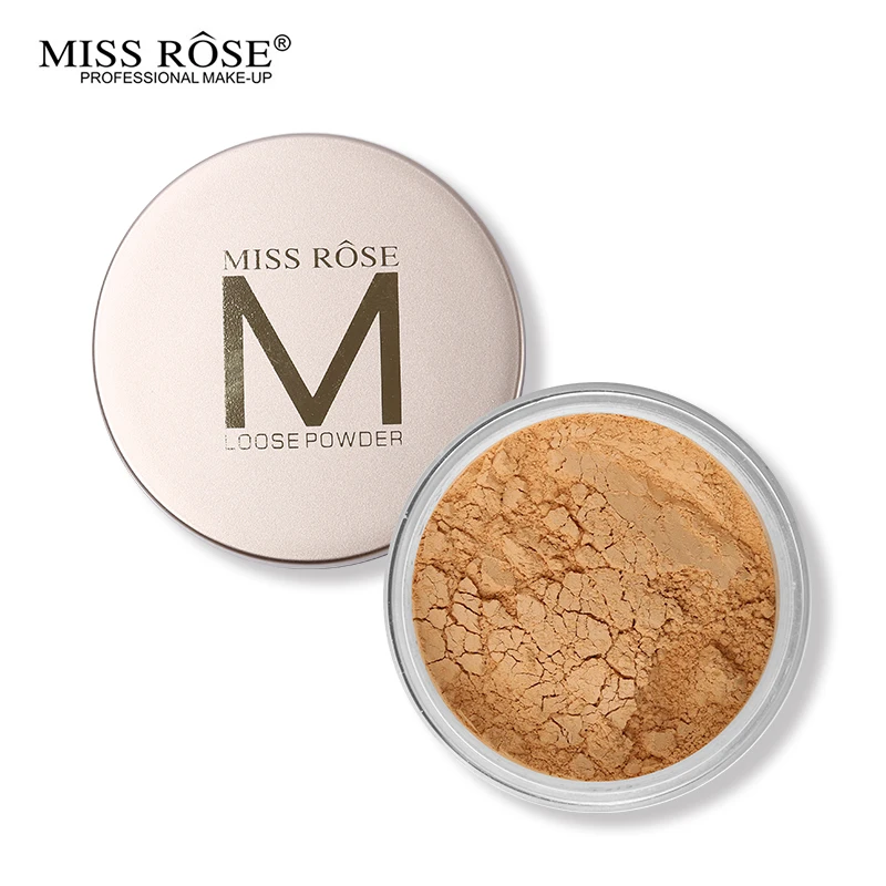 Основа для макияжа Miss Rose прозрачная свободная пудра контроль жирности