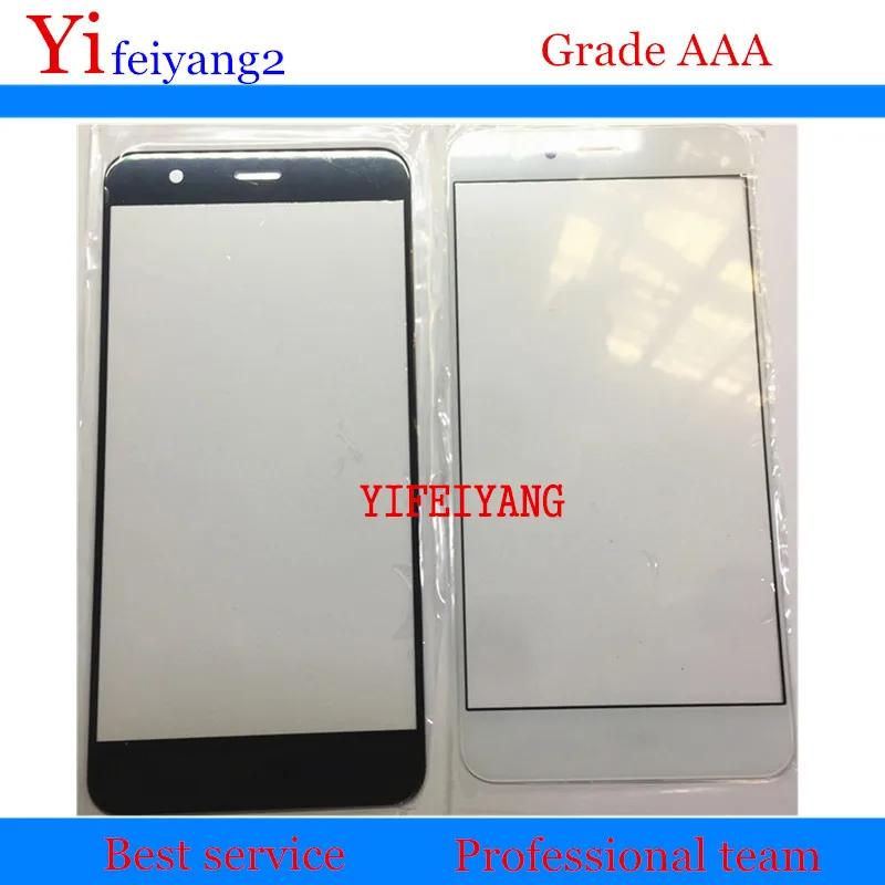 20 шт сенсорный экран LCD передняя внешняя стеклянная линза для Huawei Ascend P10 lite панель